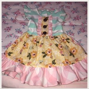 Ric Rac ruffle Dress